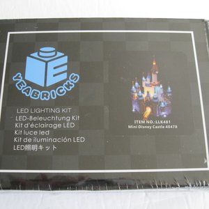 Yeabricks Led Lighting Kit Item No: LLK481 - Disney Mini Castle 40478 NEW SEALED